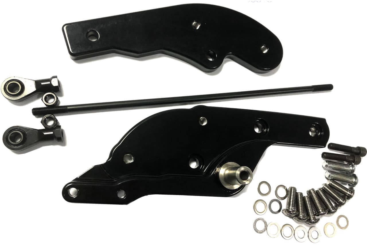 FORWARD CONTROL EXTENTION KIT BLACK 18-25 SOFTAIL