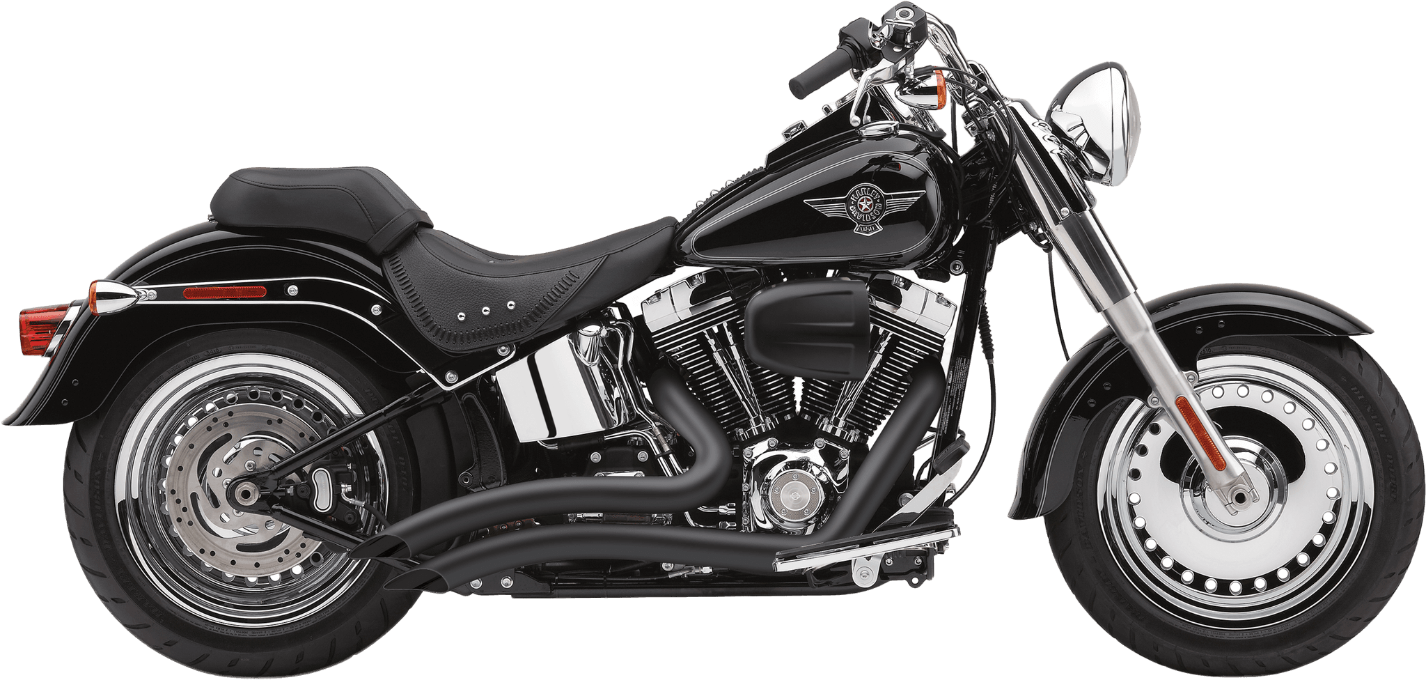 Cobra Speedster Short Swept Black Softail 7-11