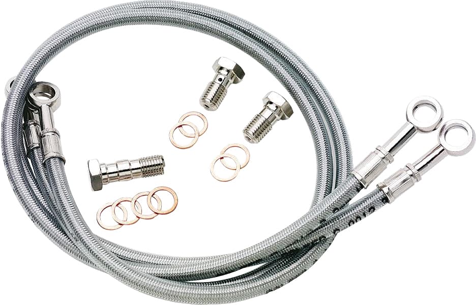 Galfer Brake Line Front Silver Yamaha