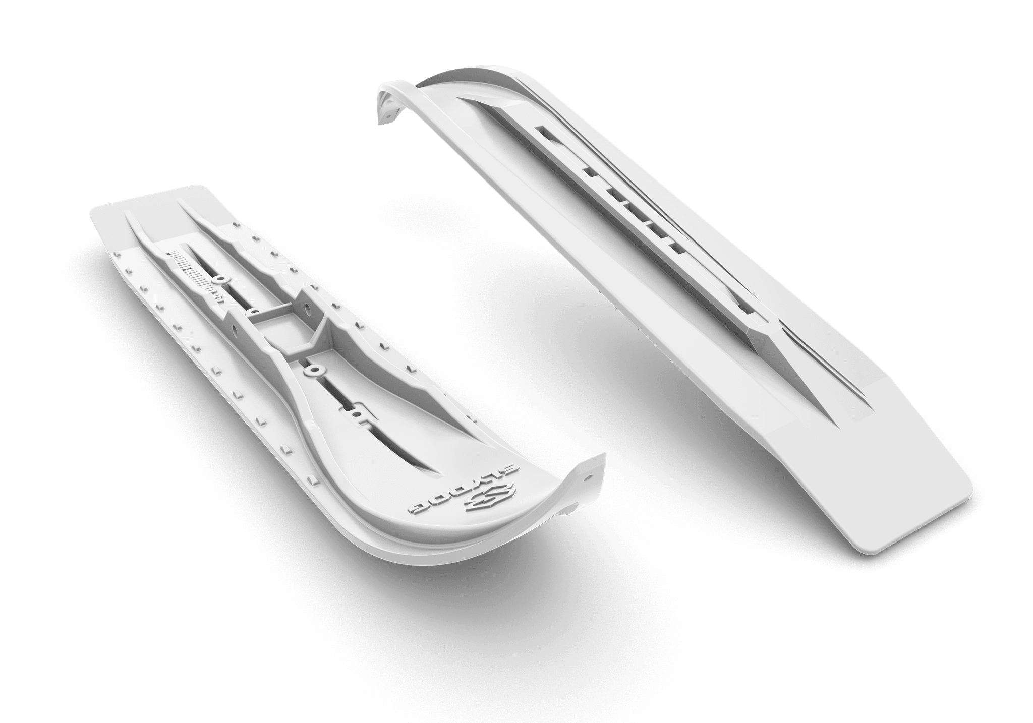 Pr/ Slydog Powderhound 8X Ski 8" White