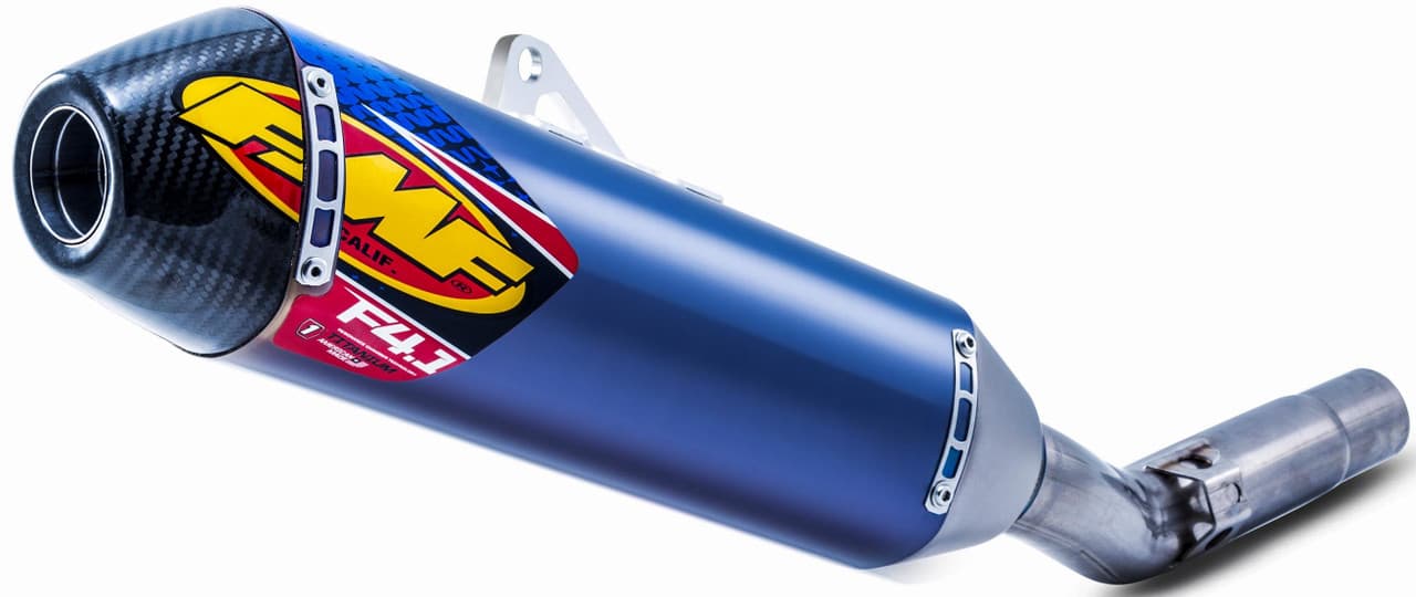 FMF Factory 4.1 Rct Titanium Ano Slip W/Carburetor Cap