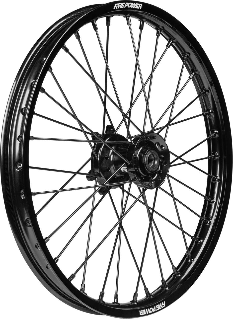 Fire Power Front Wheel 1.60 X 21" Black Honda