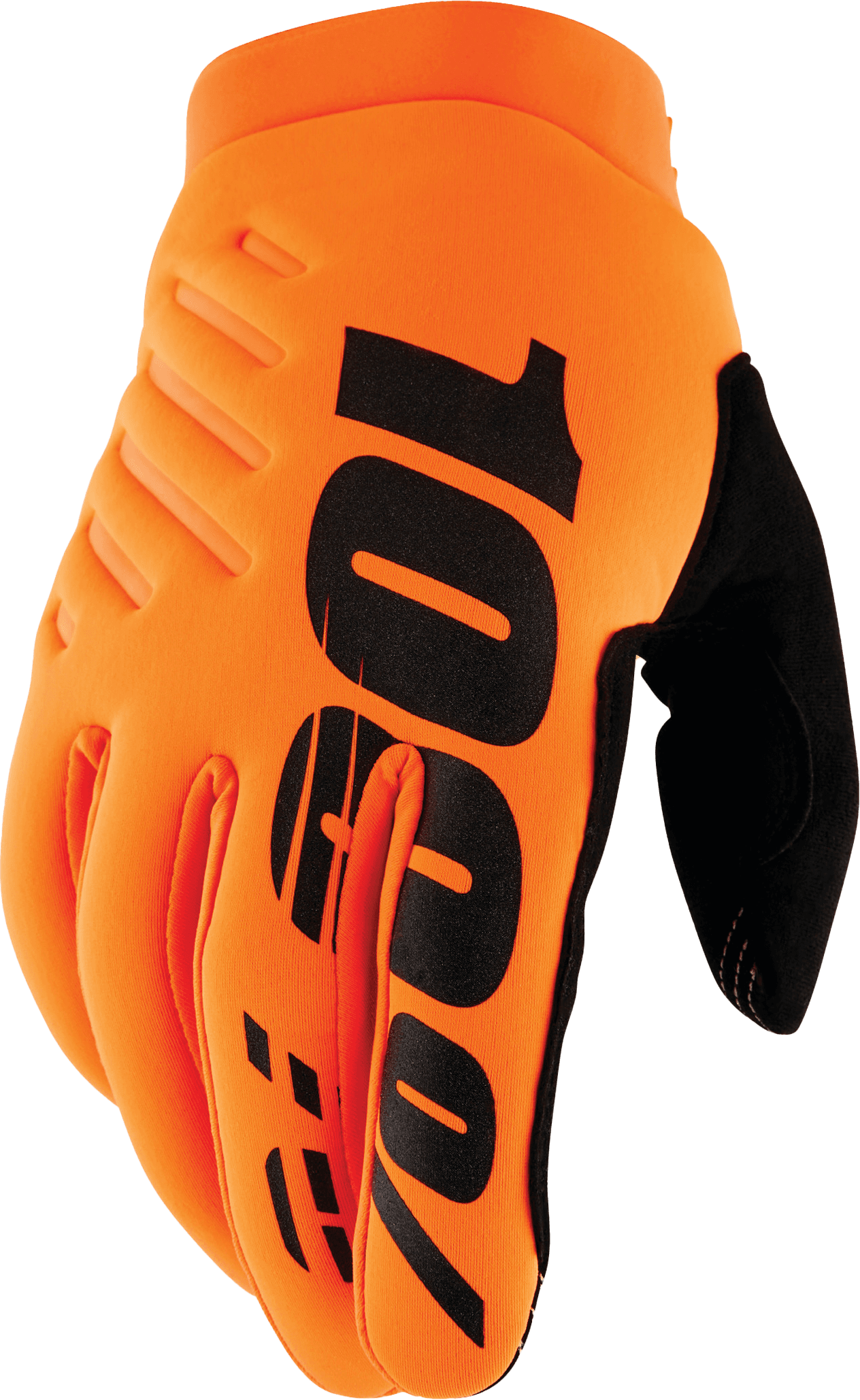 BRISKER YOUTH GLOVES FLUO ORANGE/BLACK MD