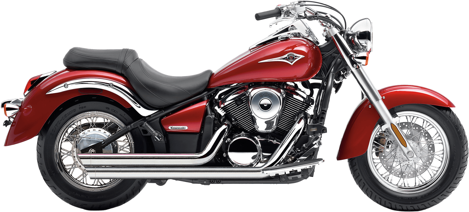 Cobra Speedster Slashdown F/S Chrome Kawasaki VN900 06-19