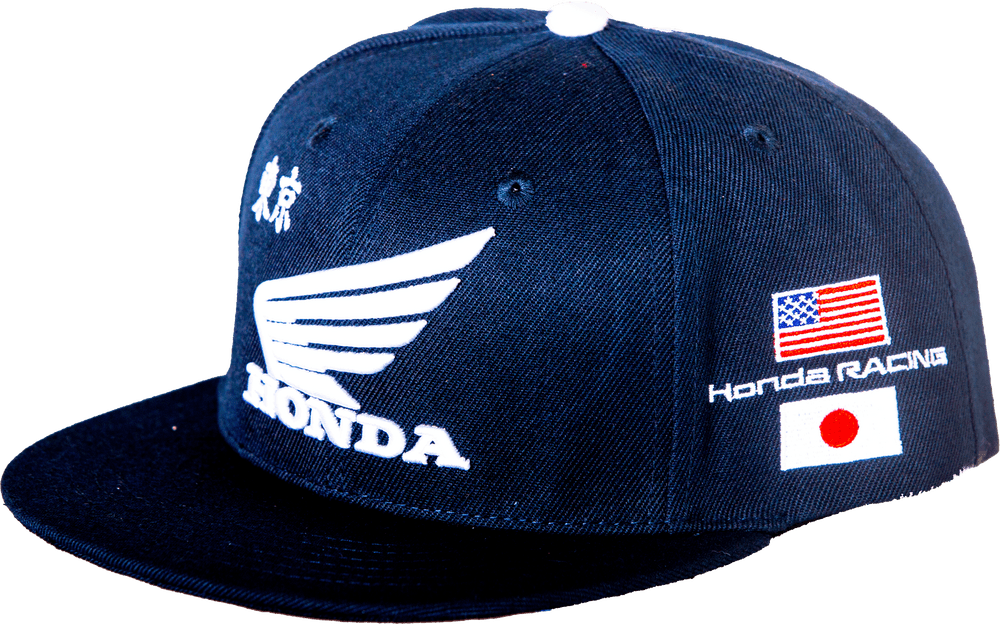 D-Cor Honda Hat Factory Snapback Navy