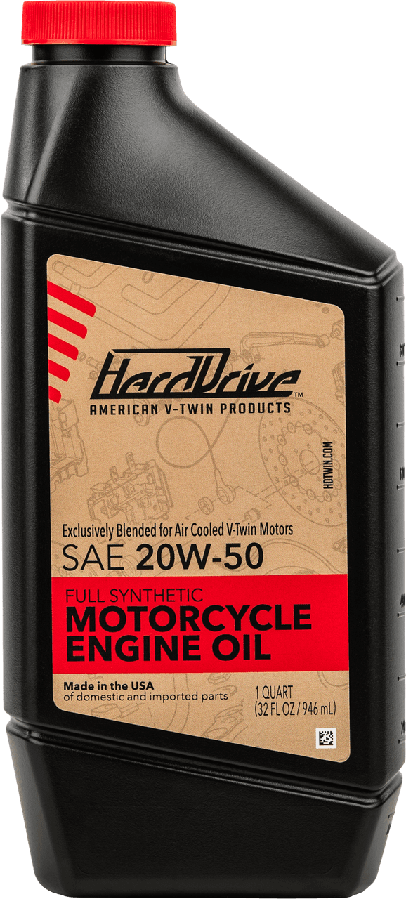 HardDrive Full Syn Engine Oil 20W50 1 Qt (12/CASE Sold Each)