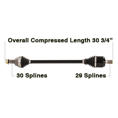 CV AXLE HEAVY DUTY REPLACEMENT HONDA