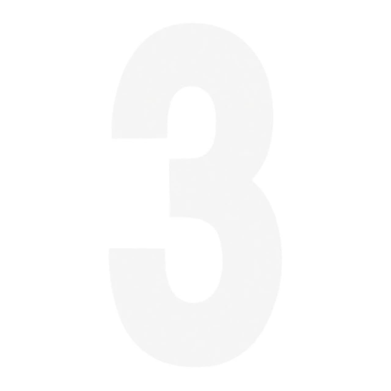 FX 2015 NUMBERS STANDARD 8" WHITE 3