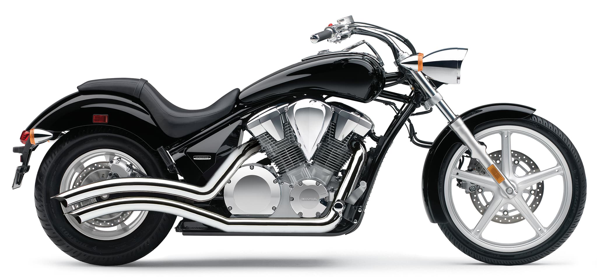 Cobra Speedster Swept F/S Chrome Honda VT1300CR/CS/CT/CX 10-19