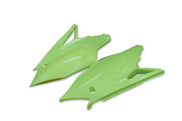POLISPORT SIDE PANELS KAWASAKI, FLO YELLOW