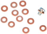 James Gaskets Gasket Washer Fork Drain Screw Copper 10/Pack 45403-75