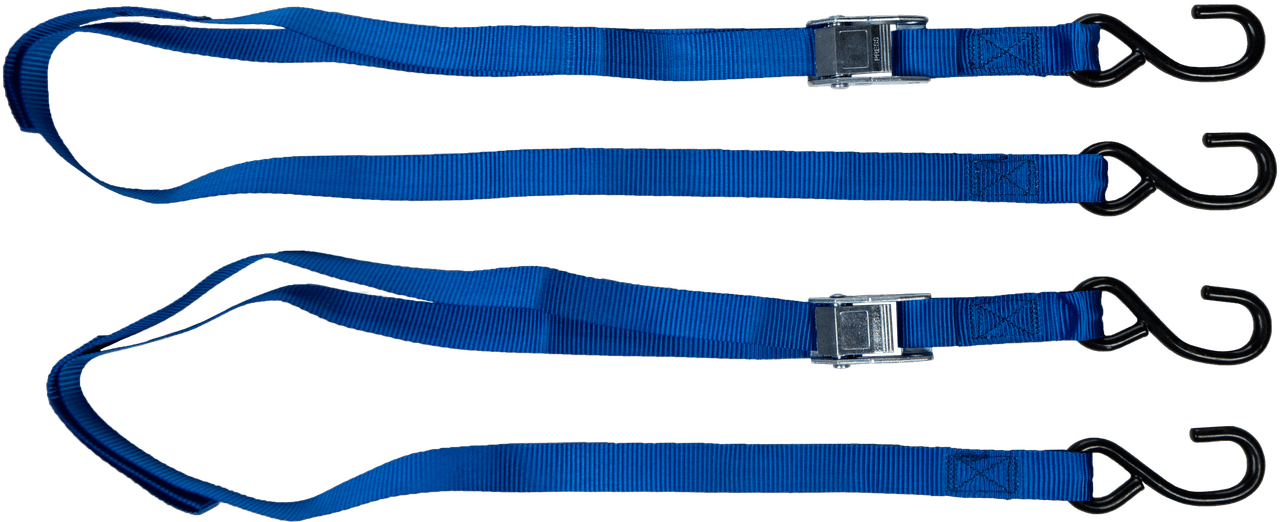 Fire Power 1" X 6' Tie-Down Blue 2/Pack