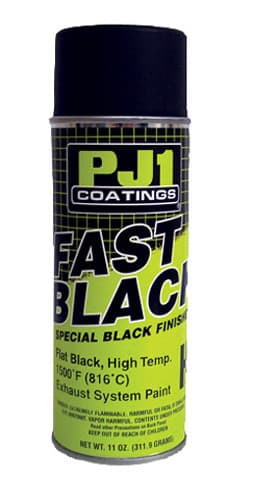 PJ1 Fast Black 1500F High Temp Flat Finish 11OZ