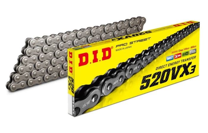 D.I.D X-RING CHAIN 520VX3 X 114ZB