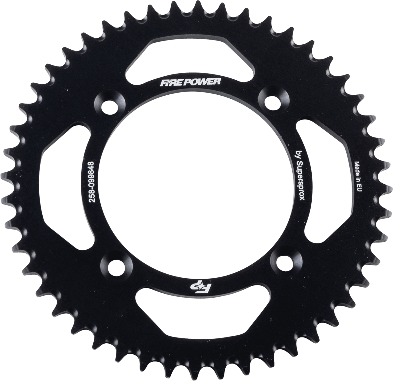 Fire Power Rear Sprocket Aluminum 48T Black