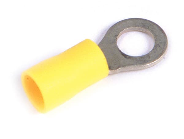 Grote Ring Term 12-10GA 100/Pack 1/4" Stud