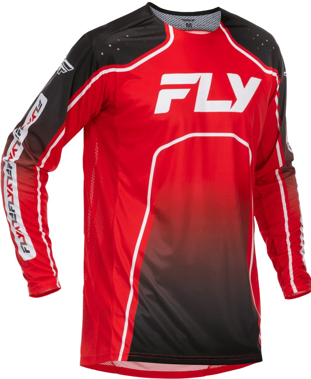 Fly Racing Rayce Bicycle Jersey Red/Black/White SM