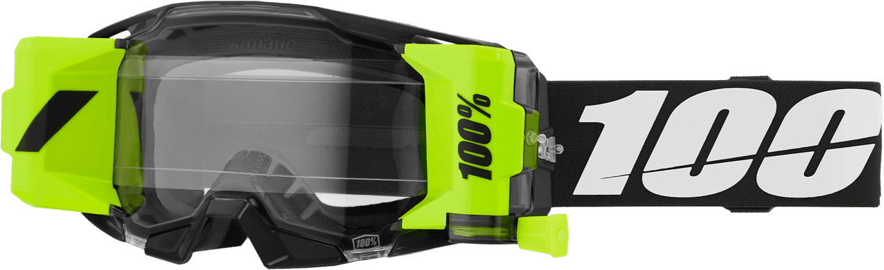 100-PERCENT Armatic Forcast Goggle Black Clear Lens