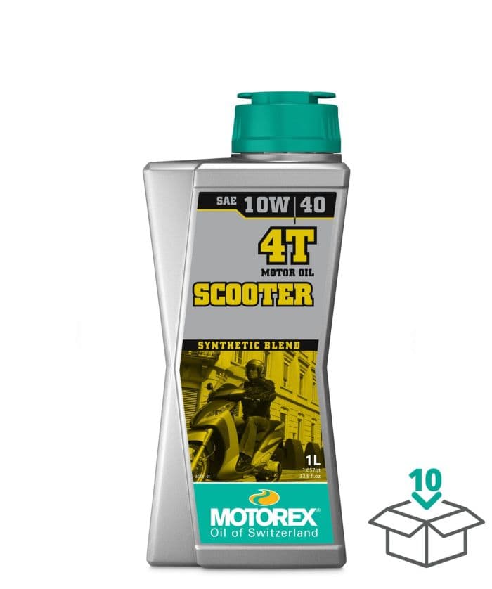 MOTOREX SCOOTER 4T SAE 10W40 JASO MA2, 1 LITER