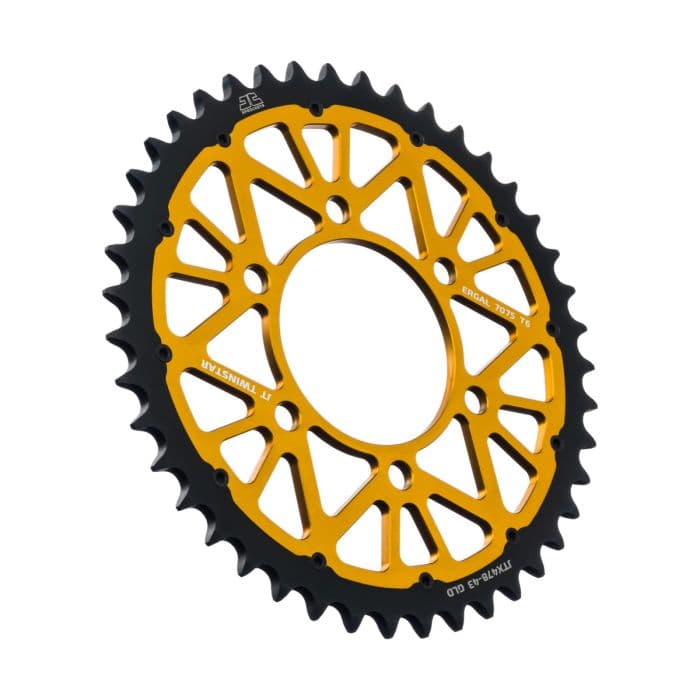TWINSTAR SPROCKET GOLD 43-TOOTH