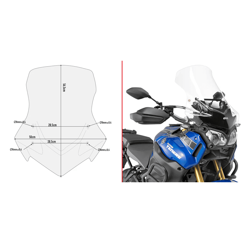 Givi Windshield Specific Clear Yamaha