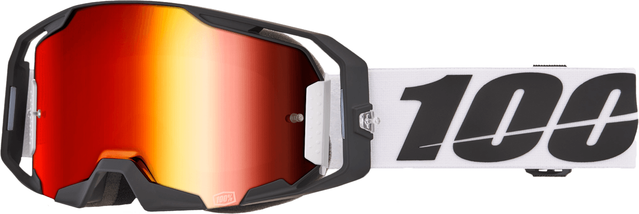 100-PERCENT Armatic Goggle Caldwell Mirror Red Lens