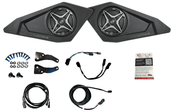 FRONT DOOR SPEAKERS W/ SSV A-SPEC SPEAKERS