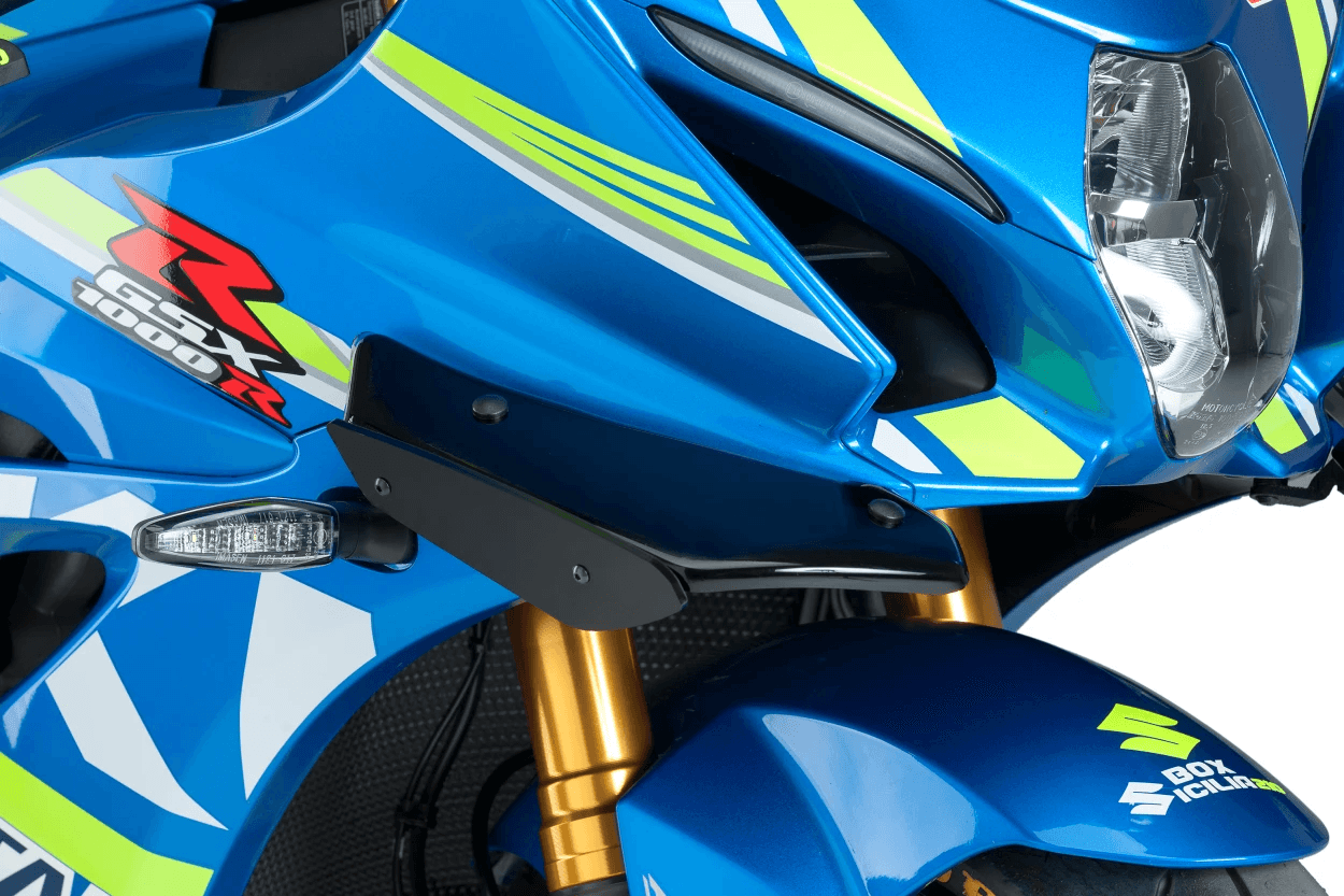 Puig Sport Side Spoilers Black Suzuki