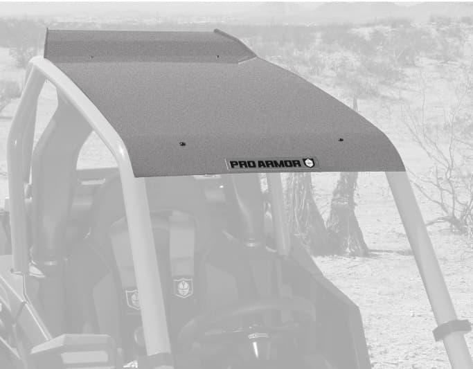 Pro Armor Solo Cage Roof Titanium Metallic