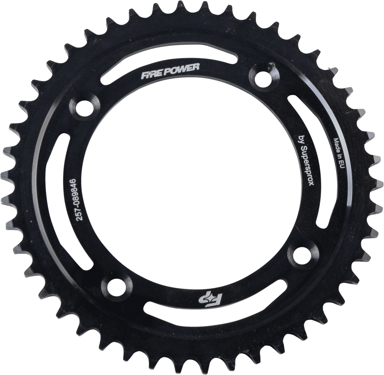 Fire Power Rear Sprocket Steel 46T Black