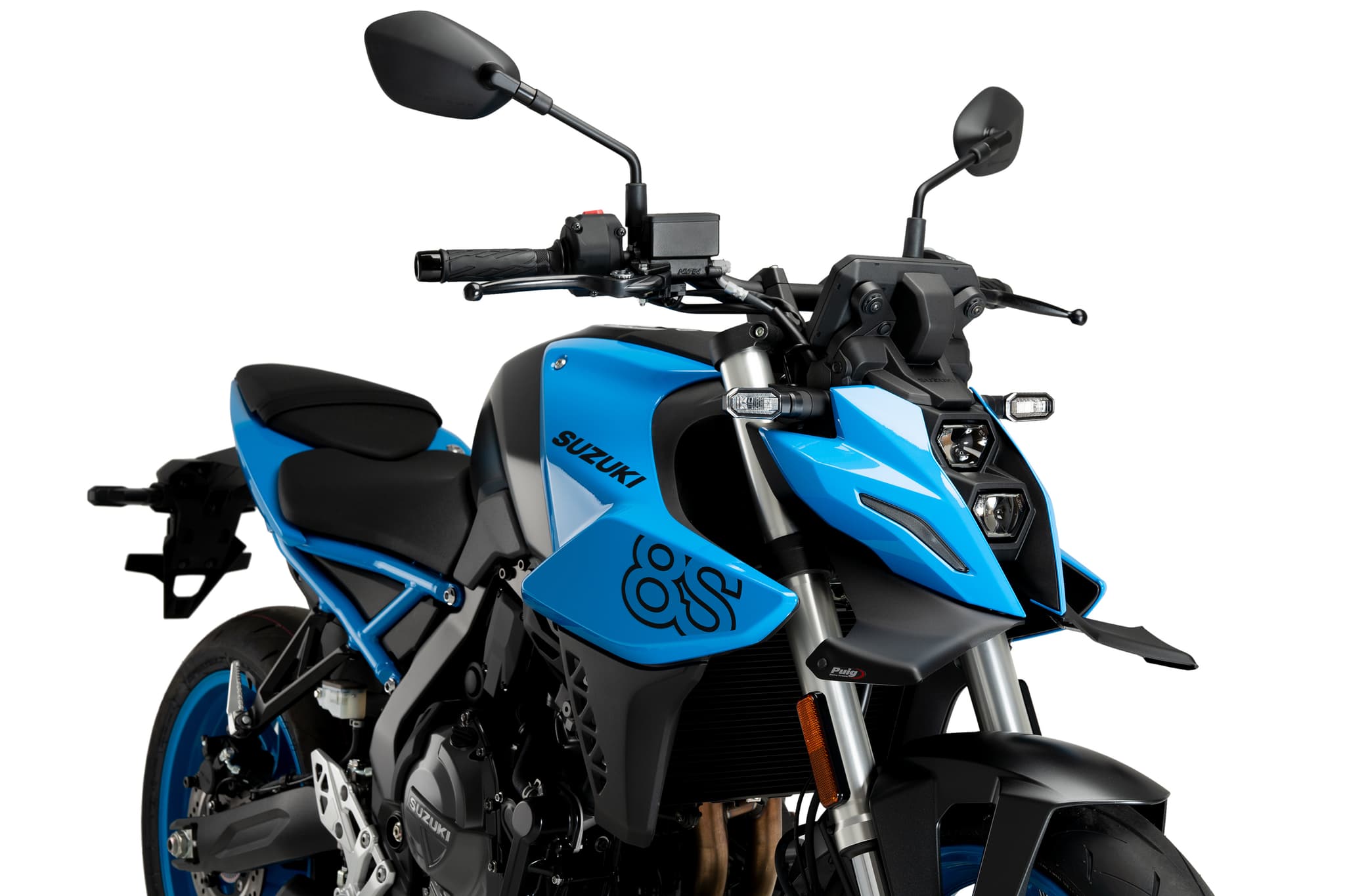 Puig Downforce Front Spoiler Matte Black Suzuki