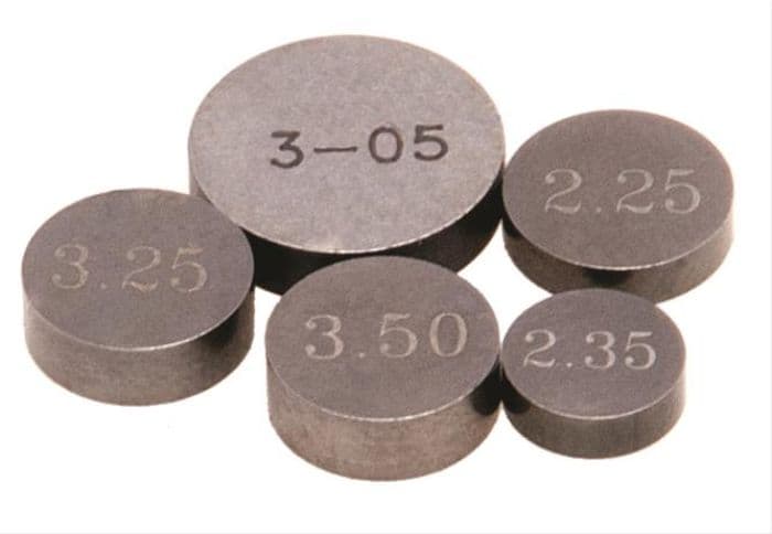 KPMI VALVE ADJ. SHIM, HT STEEL, 7.5MM X 2.15MM (PACK OF 100)