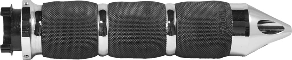 AIR CUSHIONED GRIPS SPIKE HEATED 1" CHROME