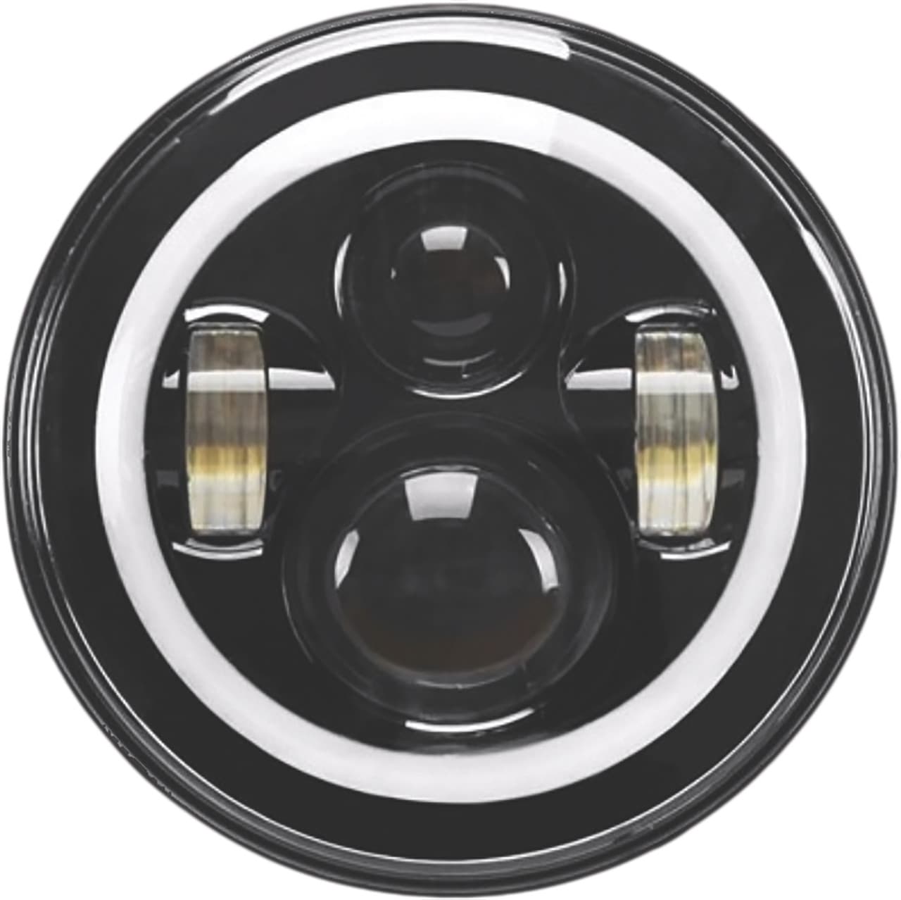 HIGH DEFINITION 7" LED HEADLIG FULL HALO BLACK