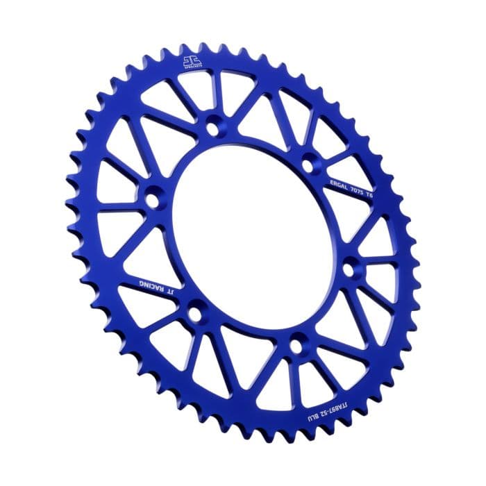 REAR ALLOY SPROCKET BLUE 52-TOOTH