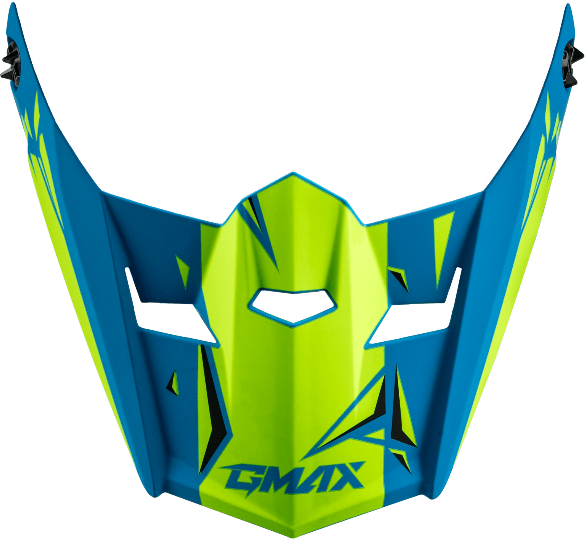 Gmax Youth MX-46Y Unstable Visor Matte Blue/Green YS-YL