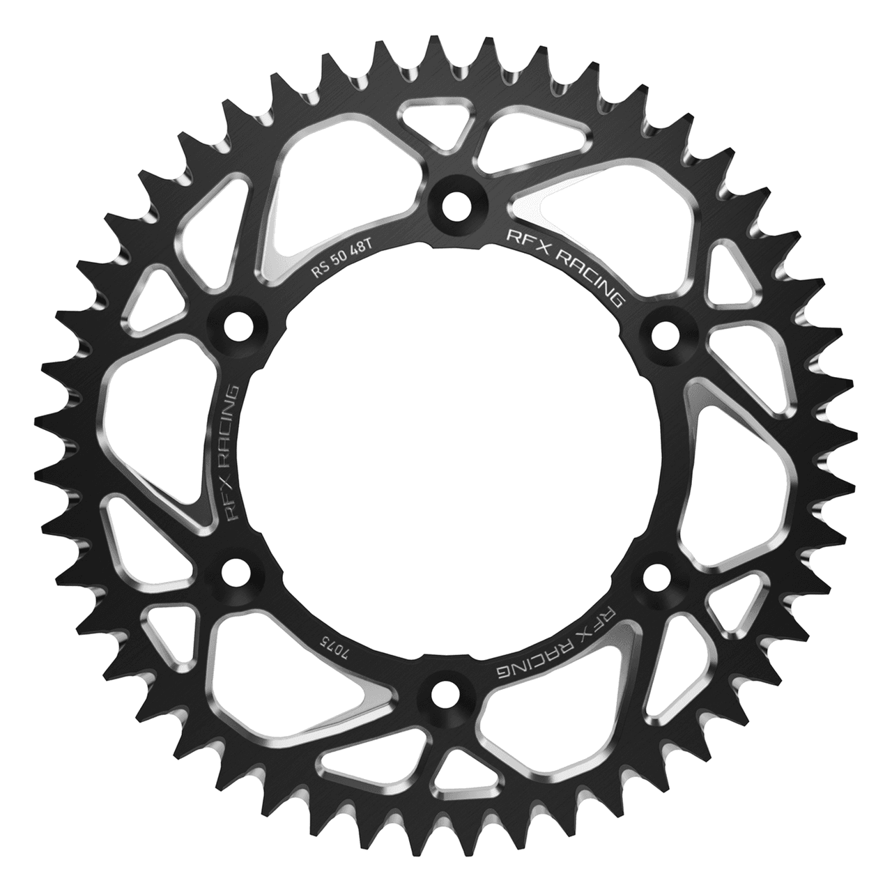 ALUMINUM REAR SPROCKET 49T BLACK SHERCO