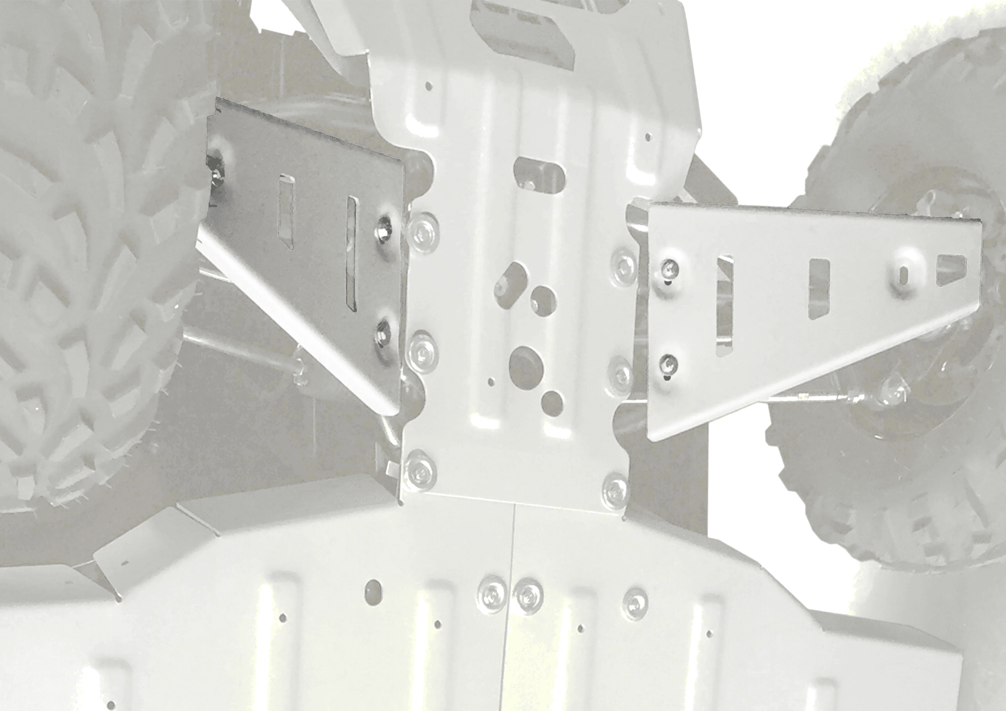 ALLOY FRONT A ARM GUARDS POL