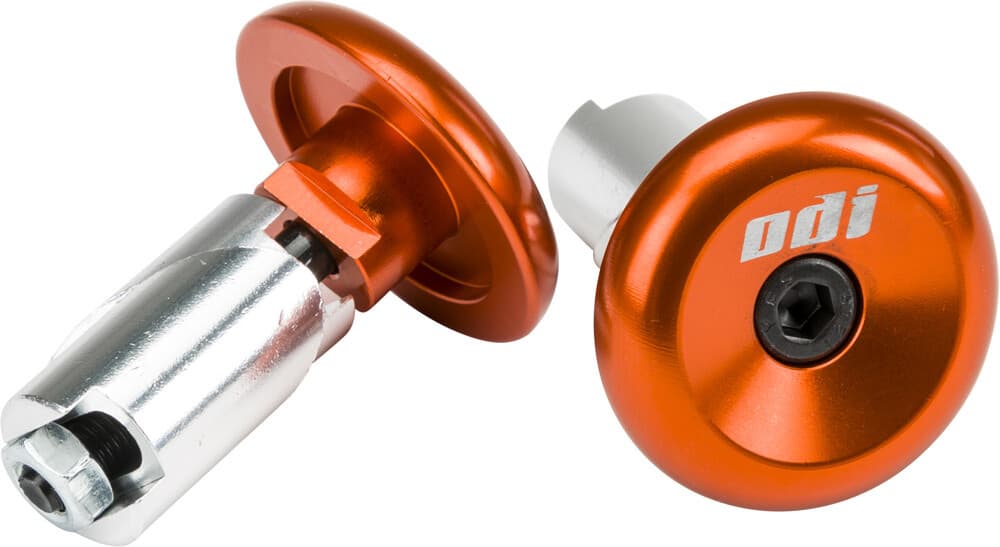 Odi Aluminum Bar End Plugs Orange