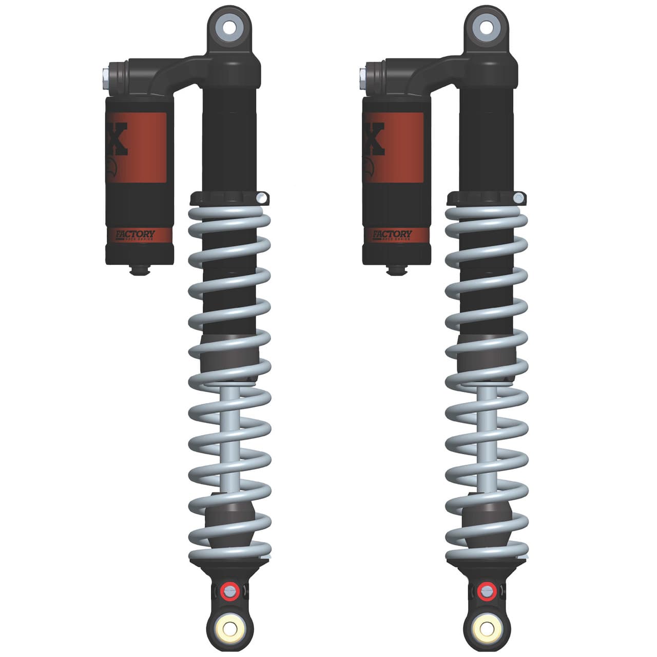 1.5 PODIUM RC2 UTILITY SHOCKS KIT FRONT - BLACK
