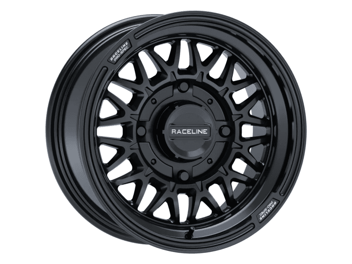 RACELINE OMEGA 15X10 4/156 5+5 (0MM) GLOSS BLACK