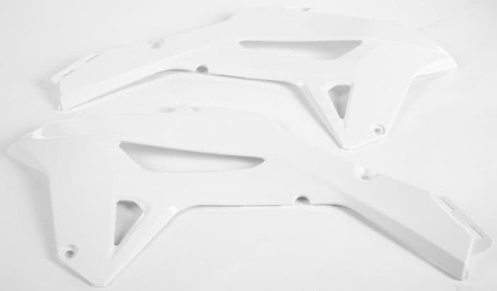 POLISPORT RADIATOR SCOOPS WHITE