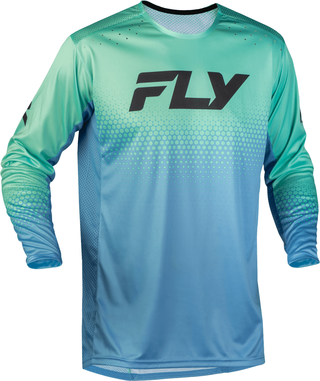 Fly Racing Rayce Sonar Bicycle Jersey Teal/Aqua SM