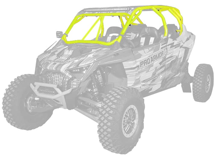Pro Armor Pro R Mp Cage W/V Intrusion Lifted Lime