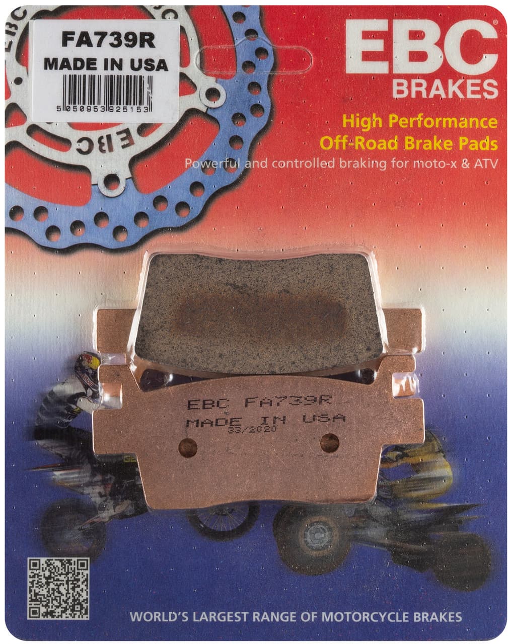 EBC Brake Pads FA739R Sintered R Series