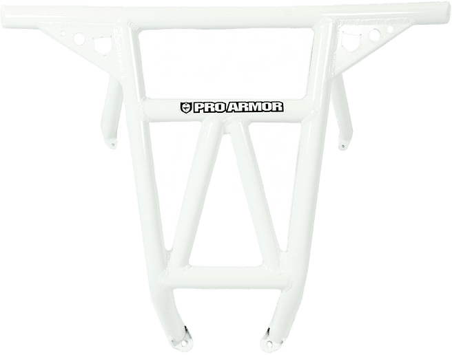 Pro Armor Race Rear Bumper White Polaris
