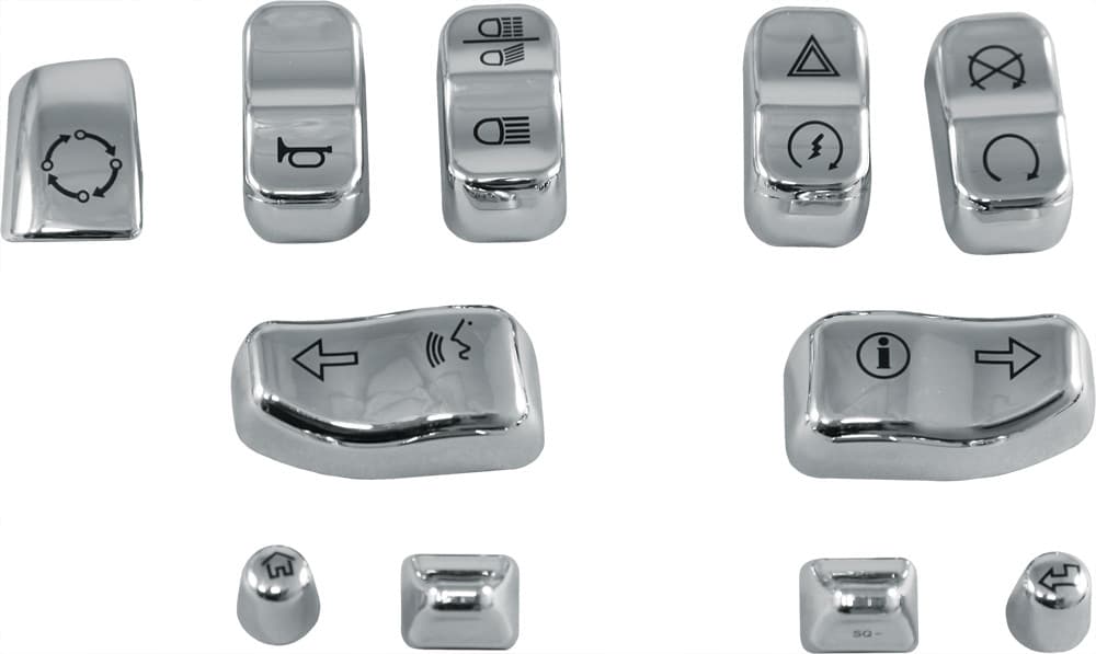 SWITCH CAPS CHROME FLH/FLT 14-23 11 PIECE