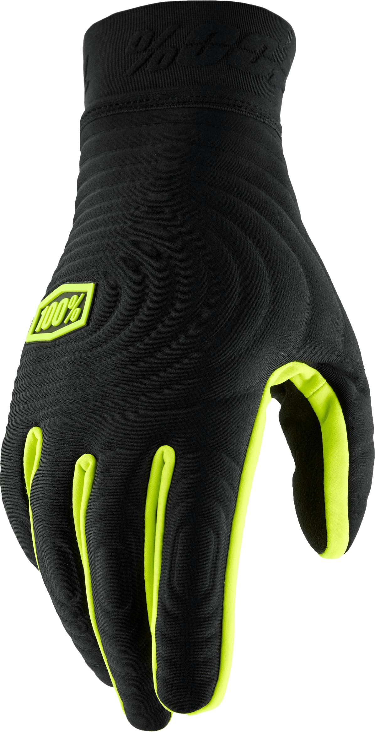 BRISKER XTREME GLOVES BLACK/FLUO YELLOW XL