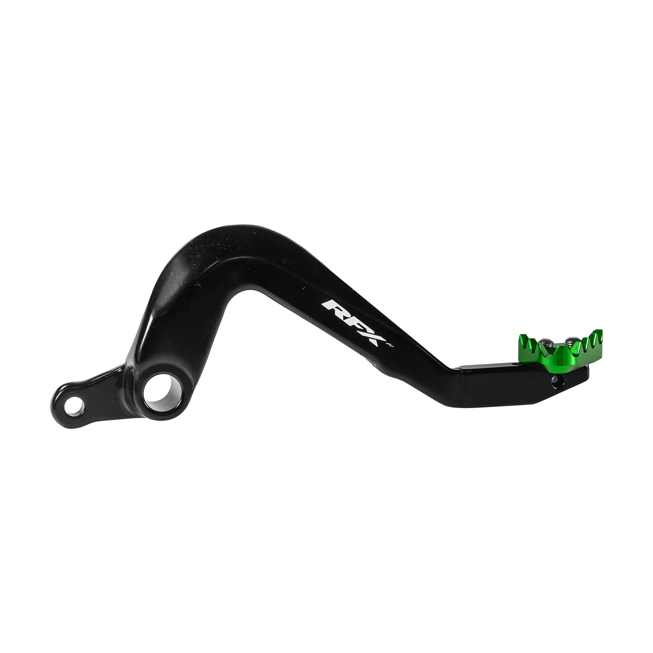 RFX Rear Brake Pedal Green Solid-Tip Kawasaki