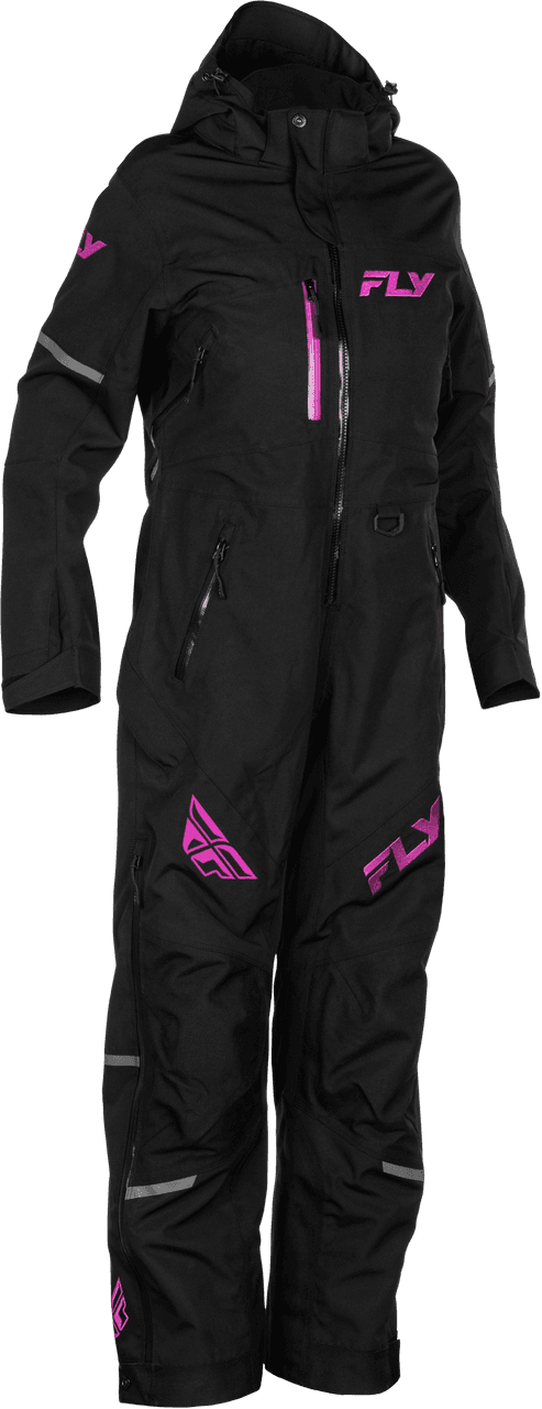 Fly Racing Women'S Cobalt Shell Monosuit Black/Fuschia 2X